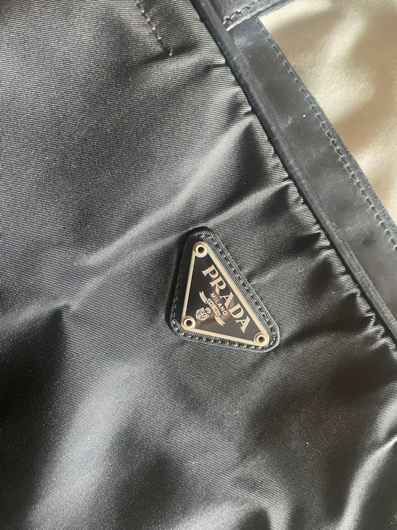 PRADA ブラック トートバッグ　ハンドバッグ