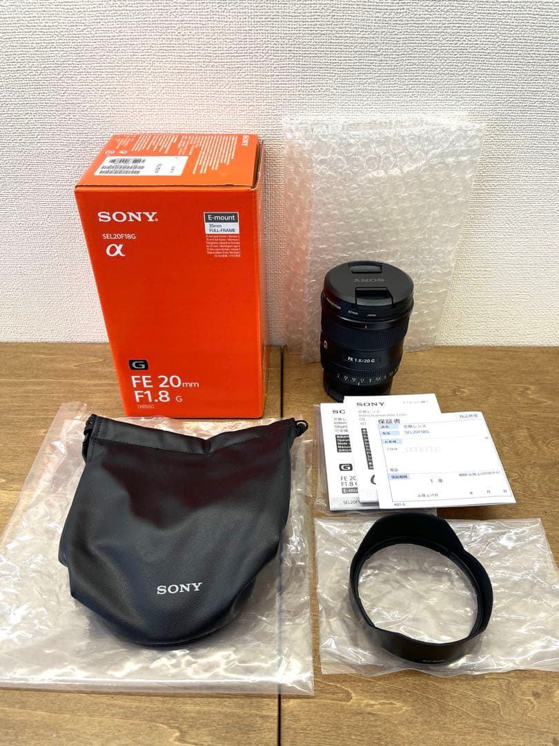 ジュライ【ほぼ新品】SONY a F1.8 G SEL 20F18G