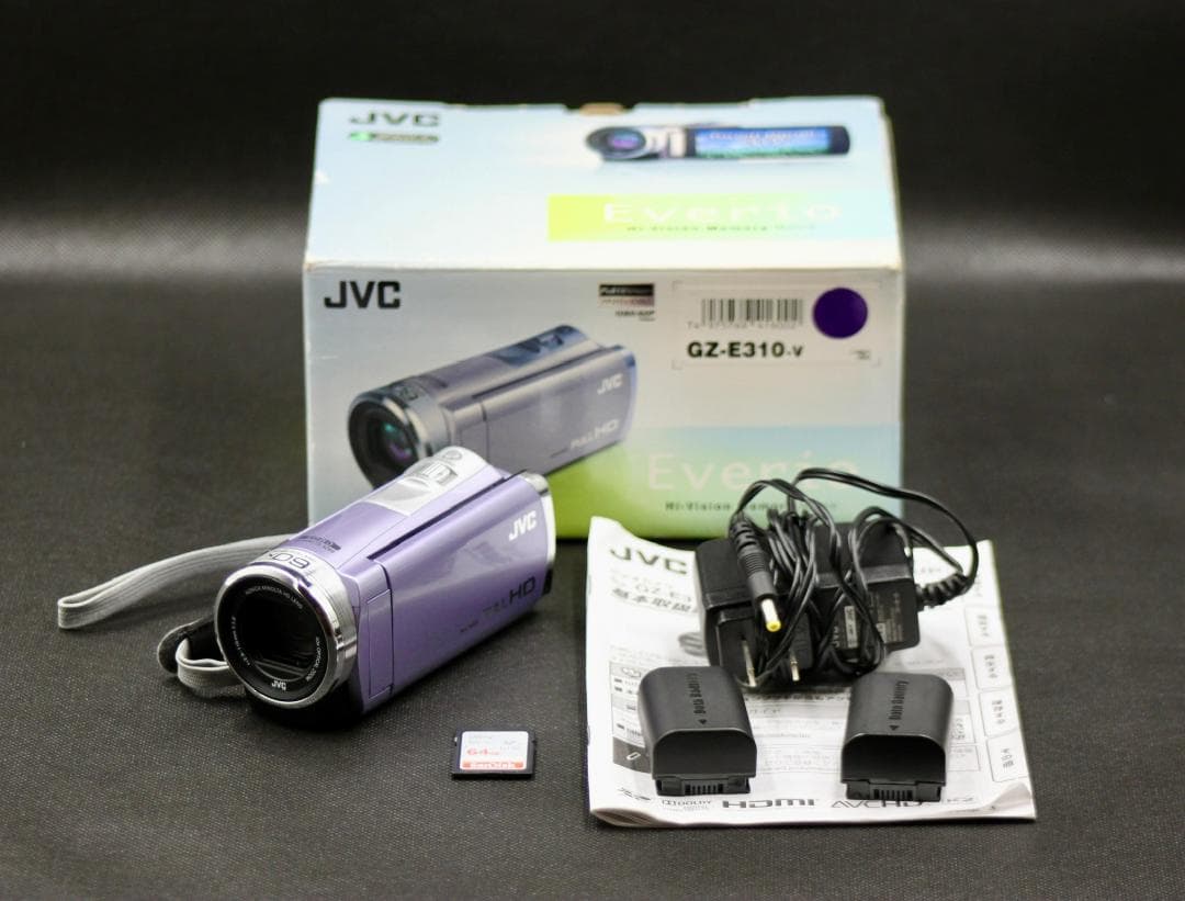 200倍ズーム すぐに使える　ビクター　JVC GZ-E310 ビデオカメラ