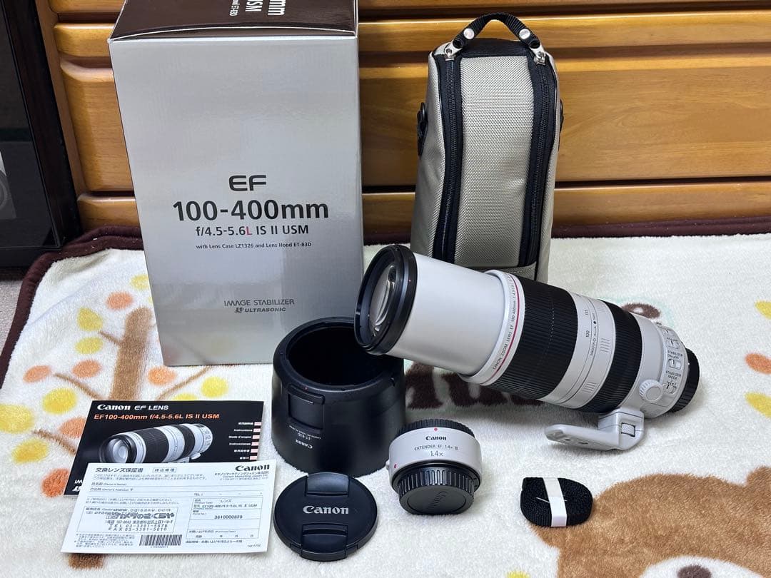 EF100-400mm f/4.5-5.6L IS II USM+エクステンダー