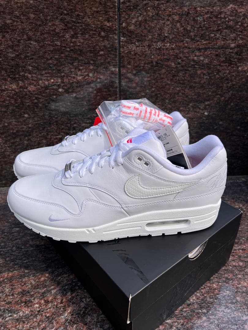 スケートボード Supreme Nike Air Max 1 White 29.5