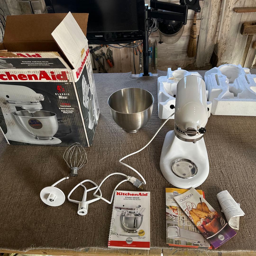 キッチンエイド Classic ホワイト MAX Watts 250 ミキサー