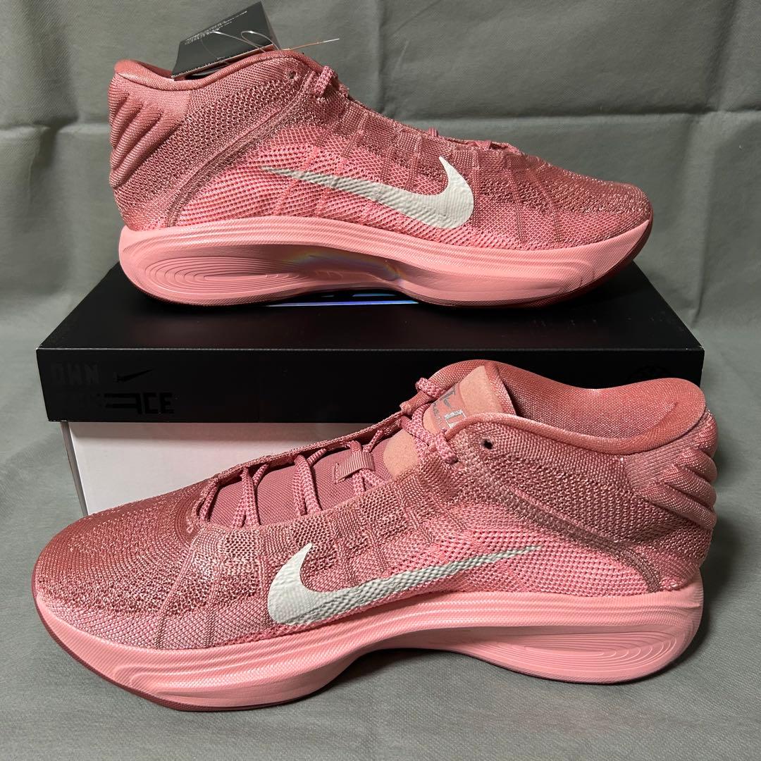 NIKE ナイキ　GTハッスル3 ピンク　グレー　シルバー　ホワイト　白