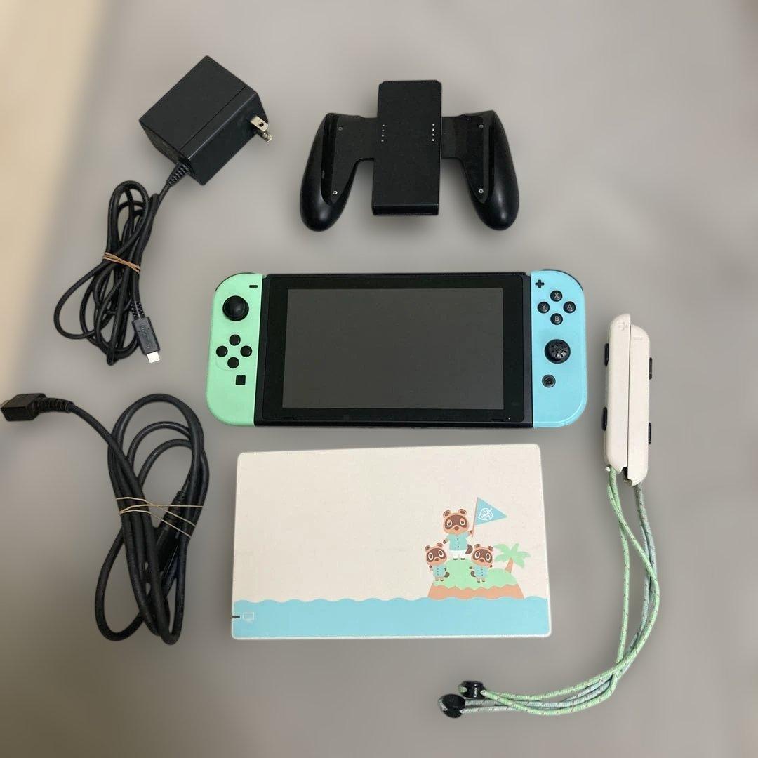 Nintendo Switch あつまれどうぶつの森　本体　カバー付き
