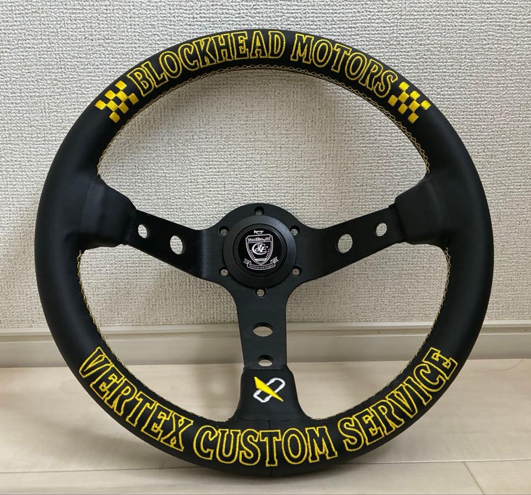 ベルテックス ステアリング ディープコーン ハンドル ホーン付き