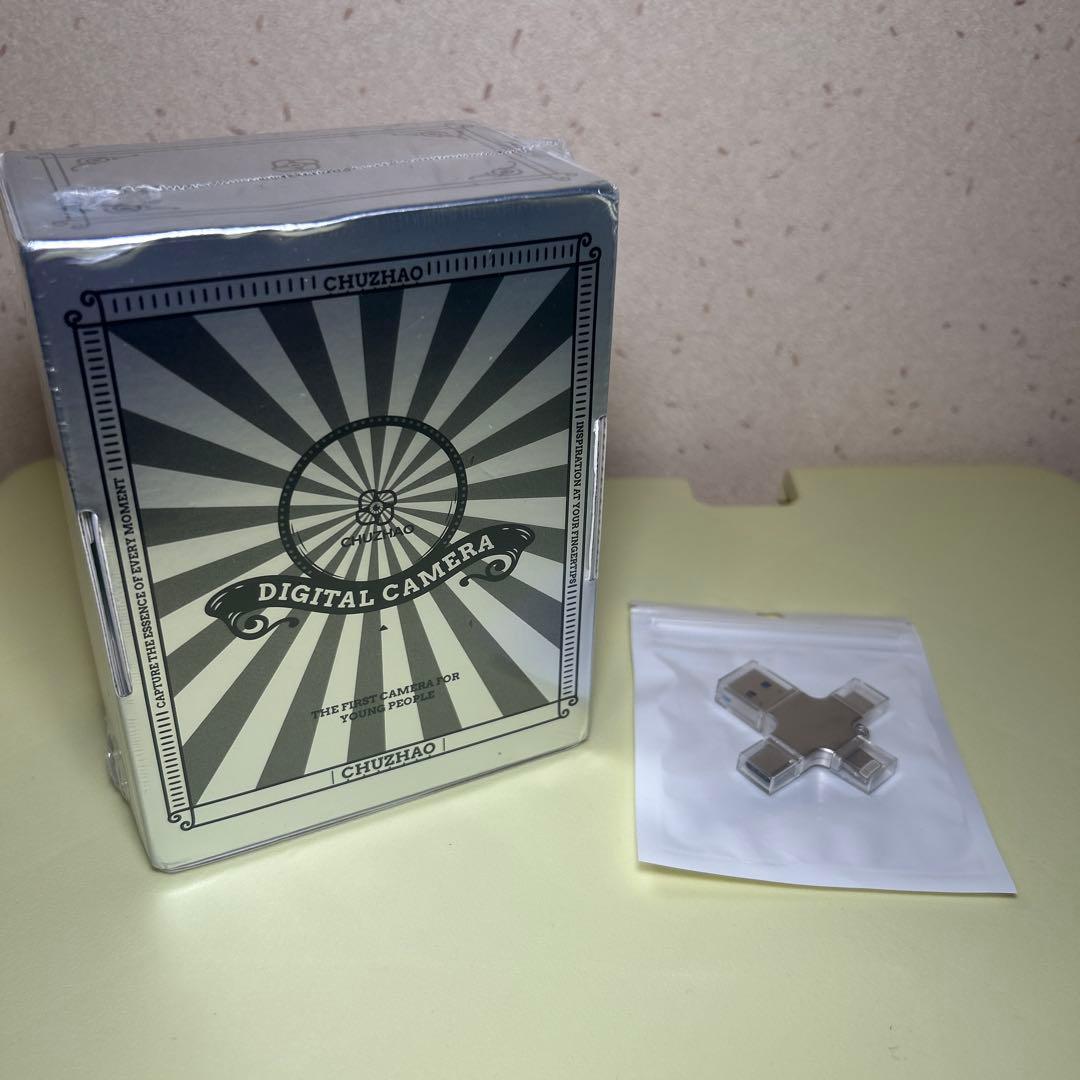 【新品 未開封】CHUZHAO デジタルトイカメラ 転送用アダプター付