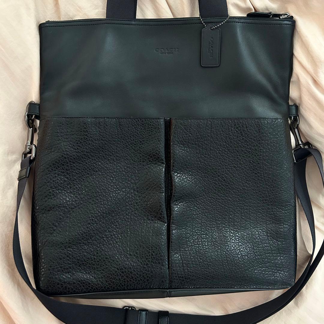 【美品】COACH 2way ショルダーバッグ ヘルメットバッグ【即日発送可能】