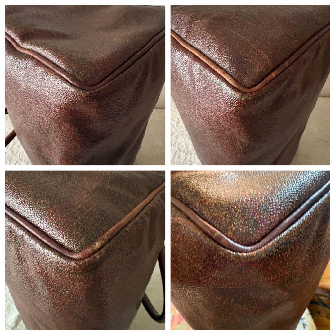 【お値下げ！専用箱&袋付】エトロ/ETROミニボストンバッグ ペイズリー 南京錠