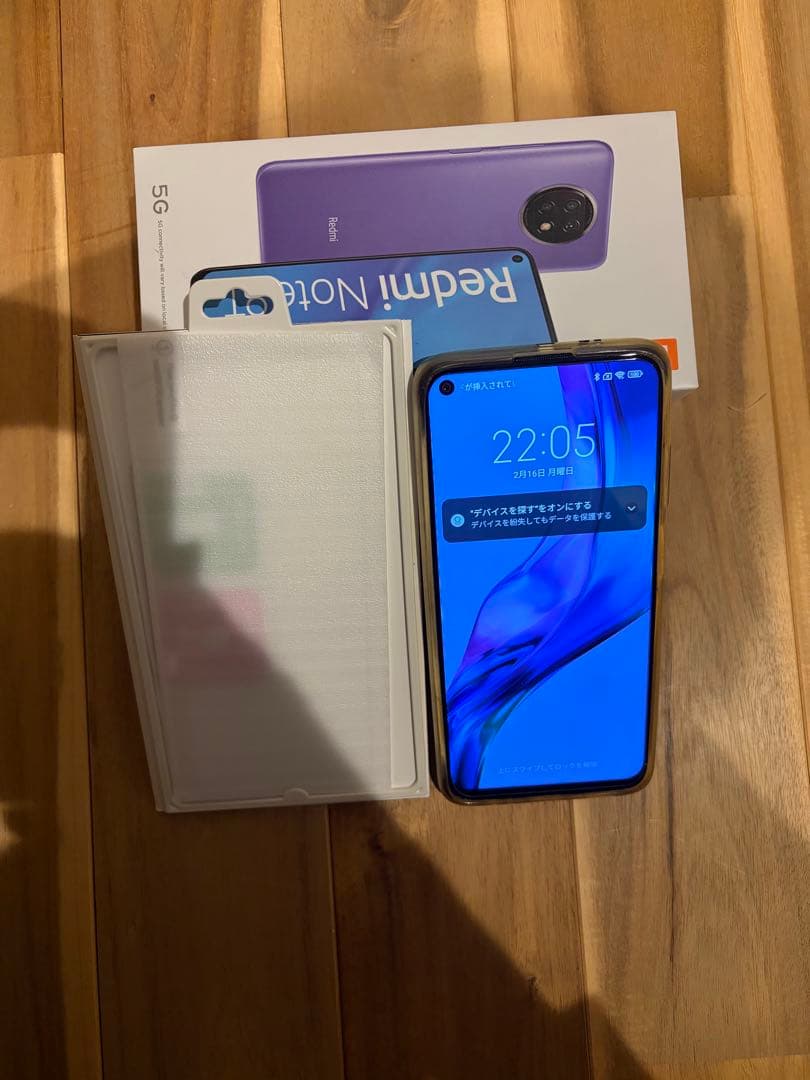 Xiaomi Redmi Note 9T本体 充電器付き