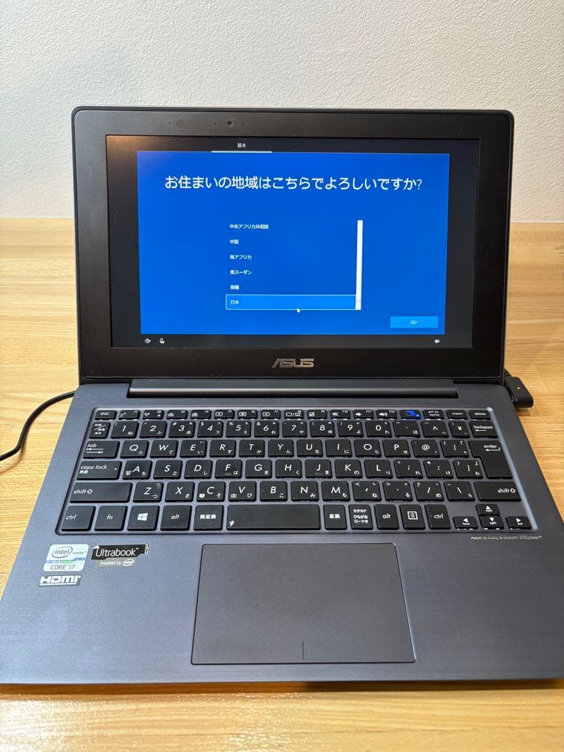 ASUS TAICHI21 Windows 10 ノートP C ⚠️不具合あり⚠️