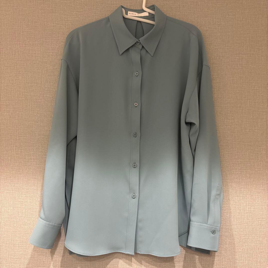NOBLE シーズンカラープレーンシャツ　今期