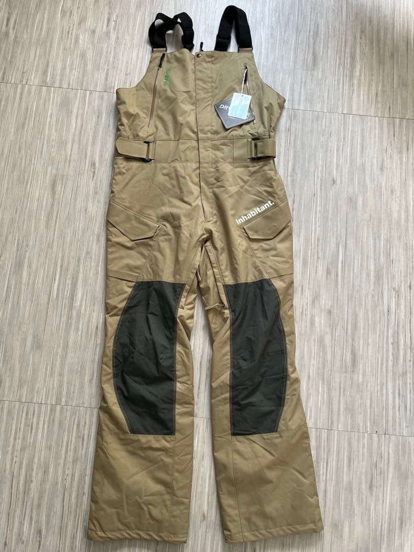 新品未使用　inhabitant ビブパンツ　Mサイズ