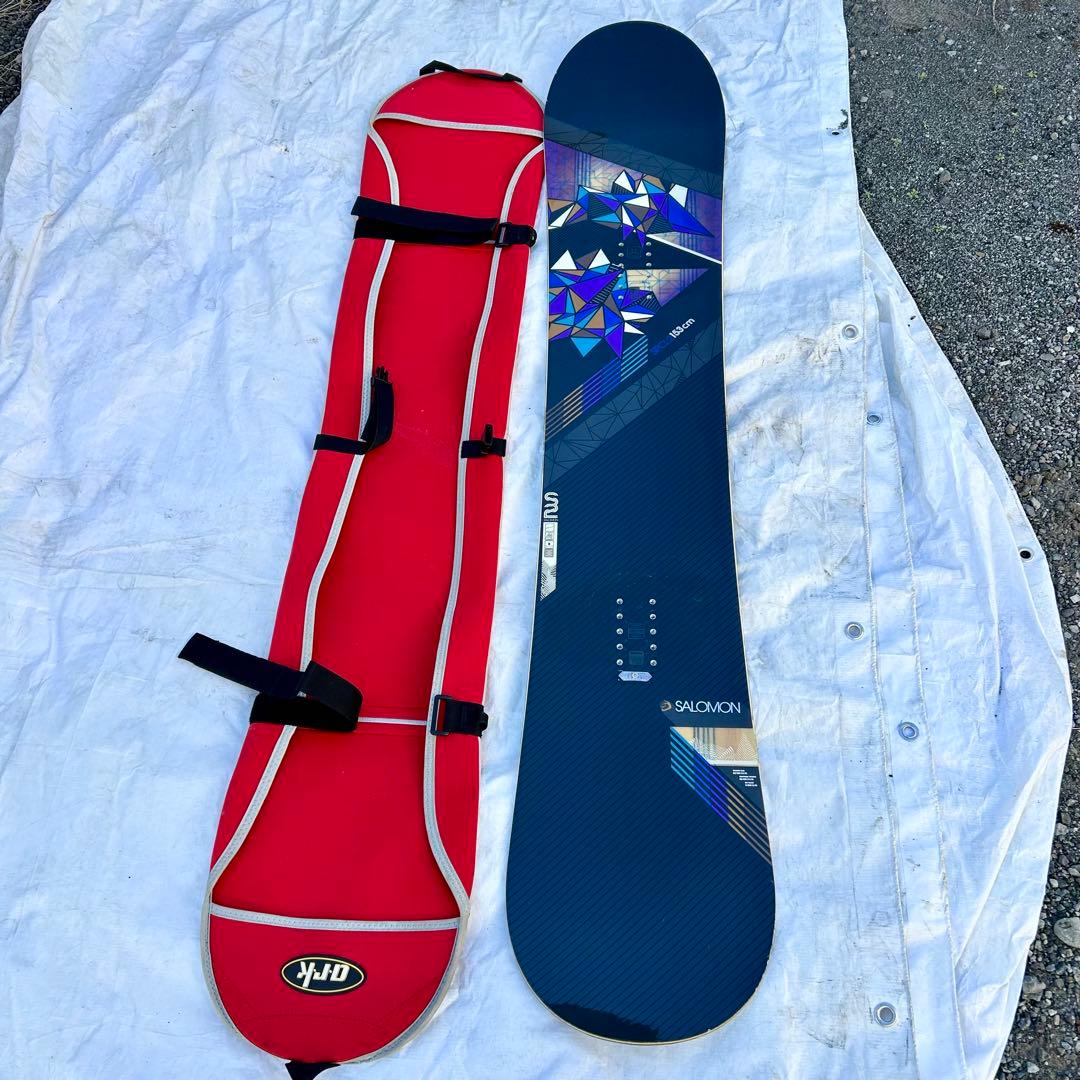 Salomon スノーボード サイト　SPCL2 幾何学模様 ケース付き