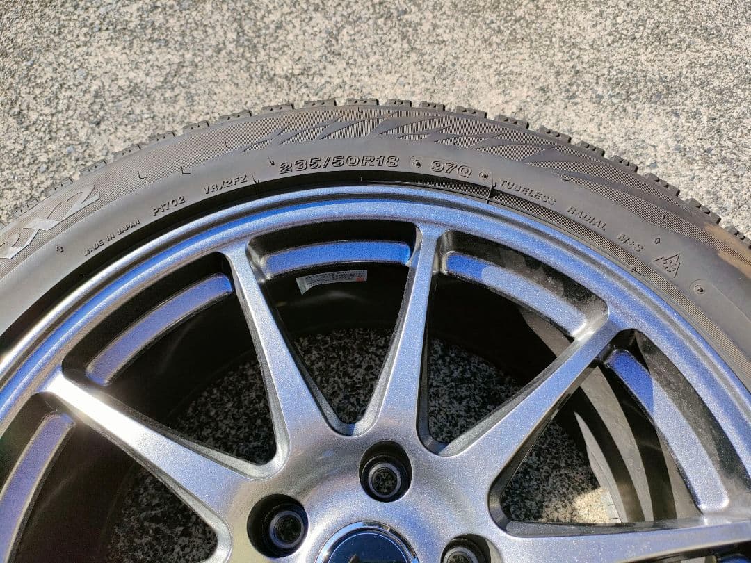 22年製 4本 235/50R18 ブリザックVRX2 スタッドレス