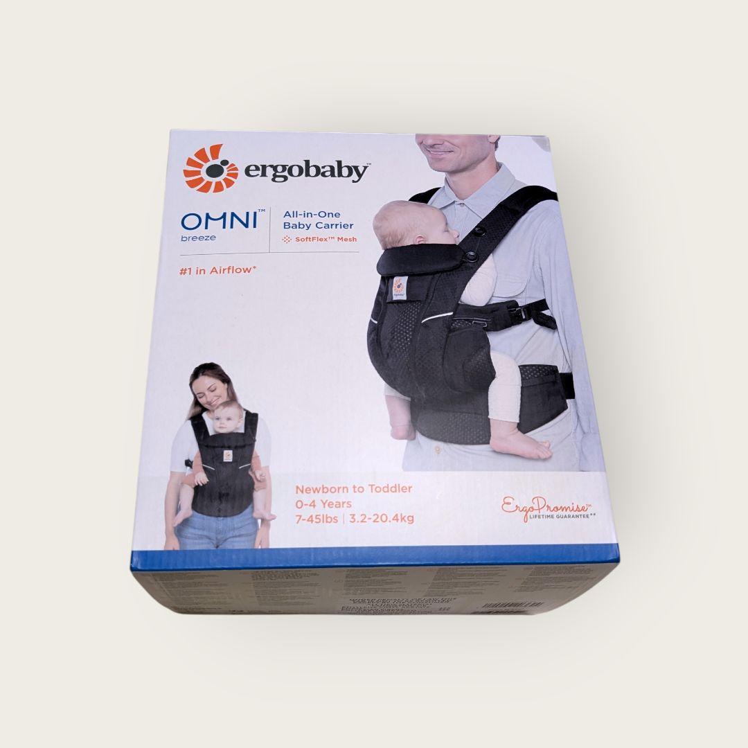 未使用　エルゴベビー　オムニ ブリー ズ　OMNI breeze　抱っこひも　黒