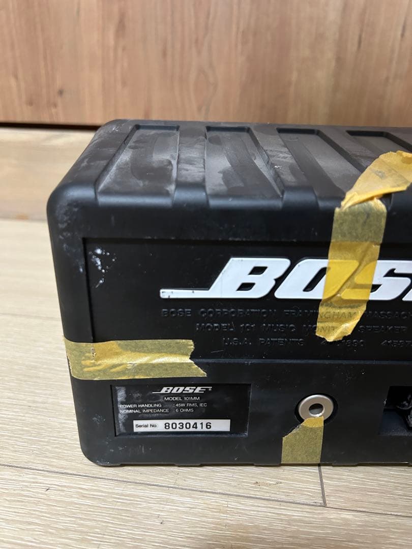 中古品 BOSE スピーカー4個セット 101MM 本体のみ