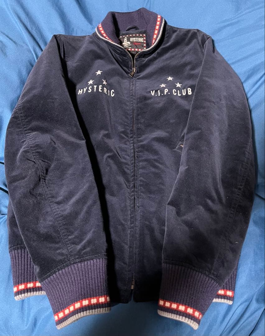 ヒステリックグラマー ベロア ジャケット　刺繍