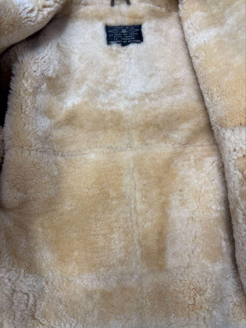 ［U.S ARMY B-3］ムートン フライトジャケット EL 2512-053