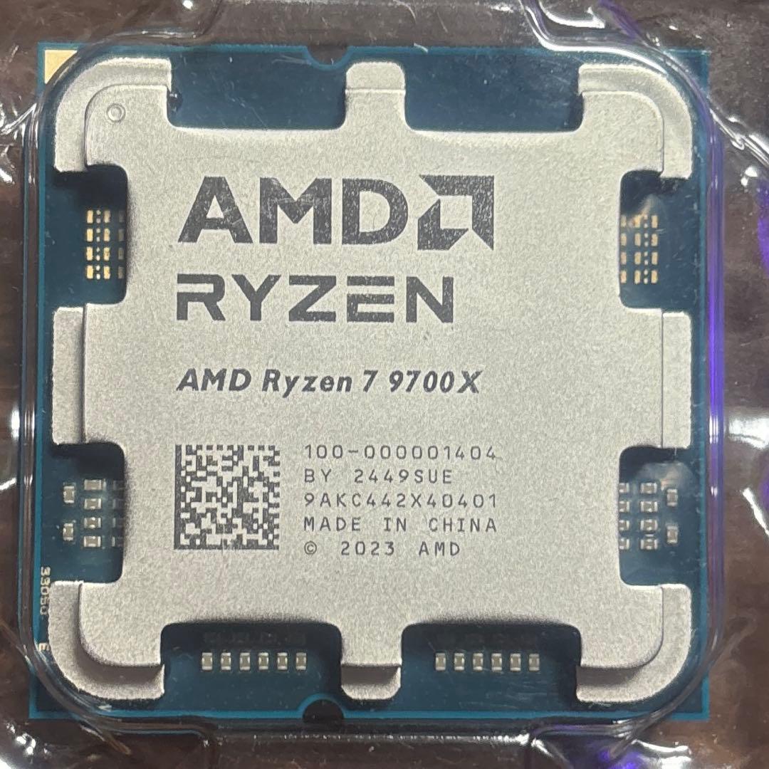 【新品未使用】Ryzen 7 9700X 動作保証