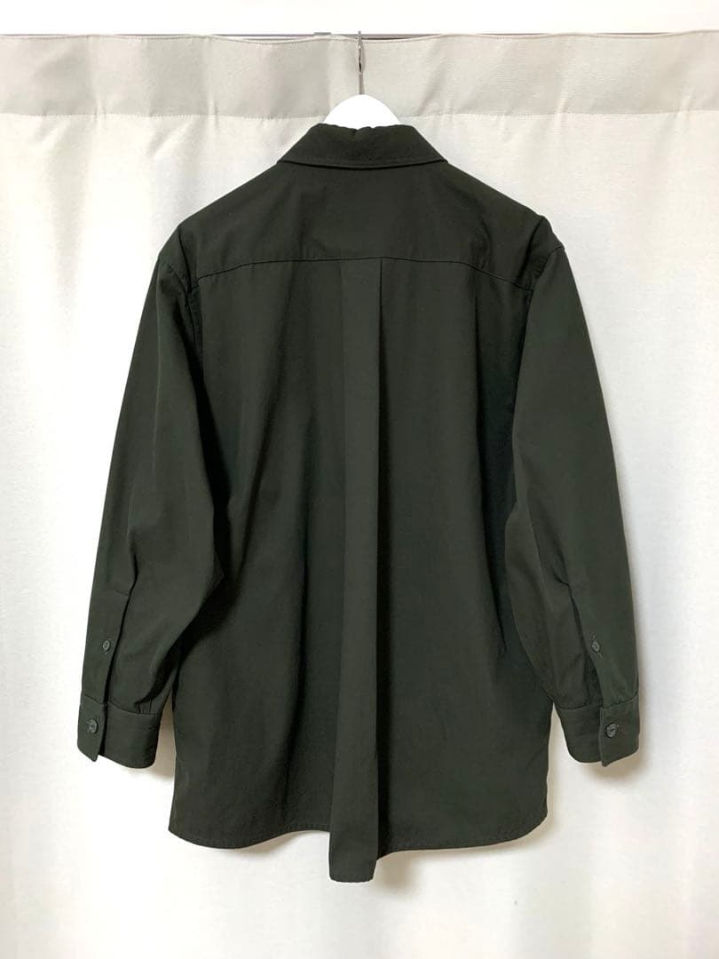 美品　マディソンブルー　ユニセックス　両脇ポケット　シャツジャケット　オーバー