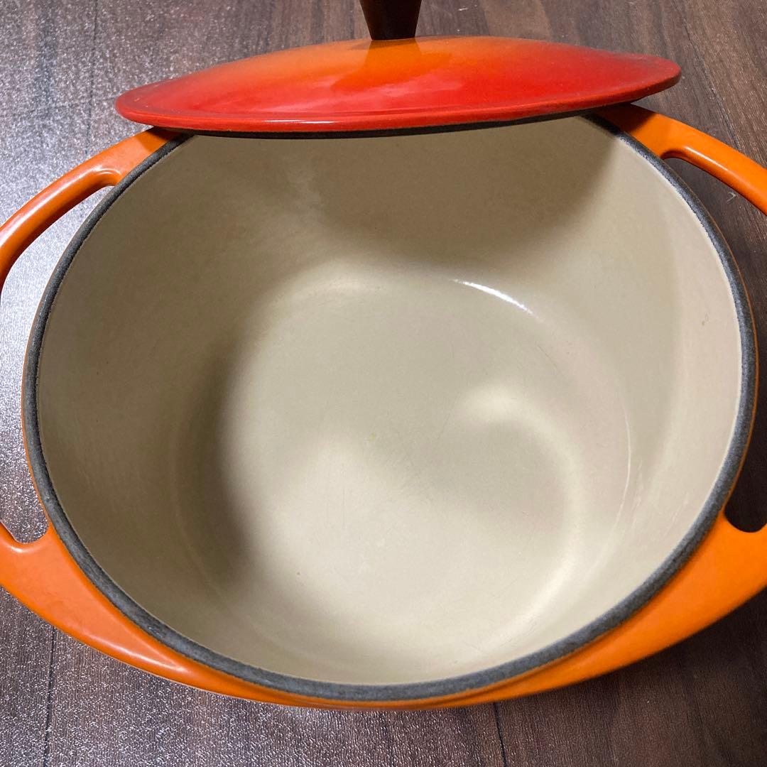 LE CREUSET ココット・ロンド 20cm オレンジ