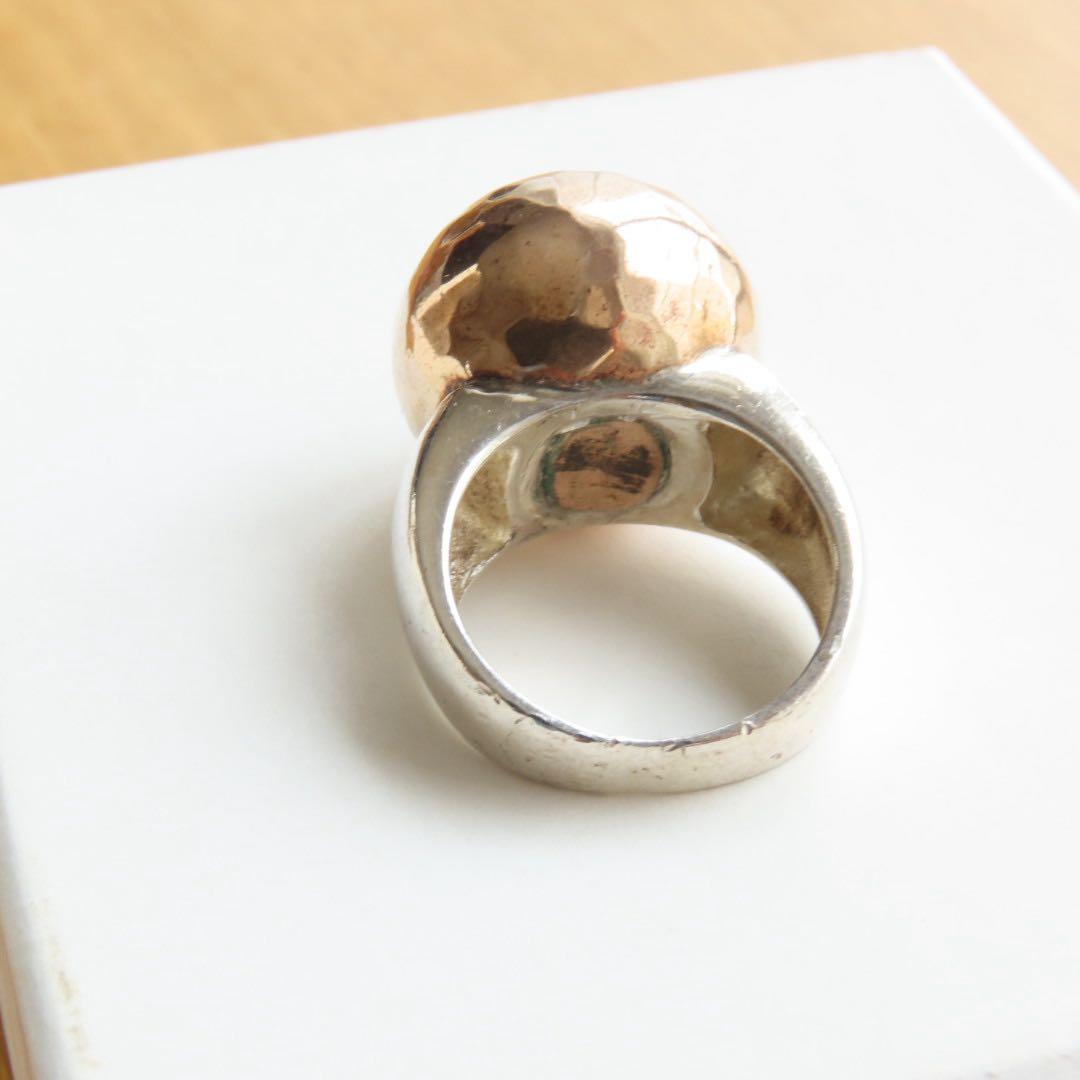 フォリフォリ　925 刻印　シルバー　リング　11号　ボール　指輪