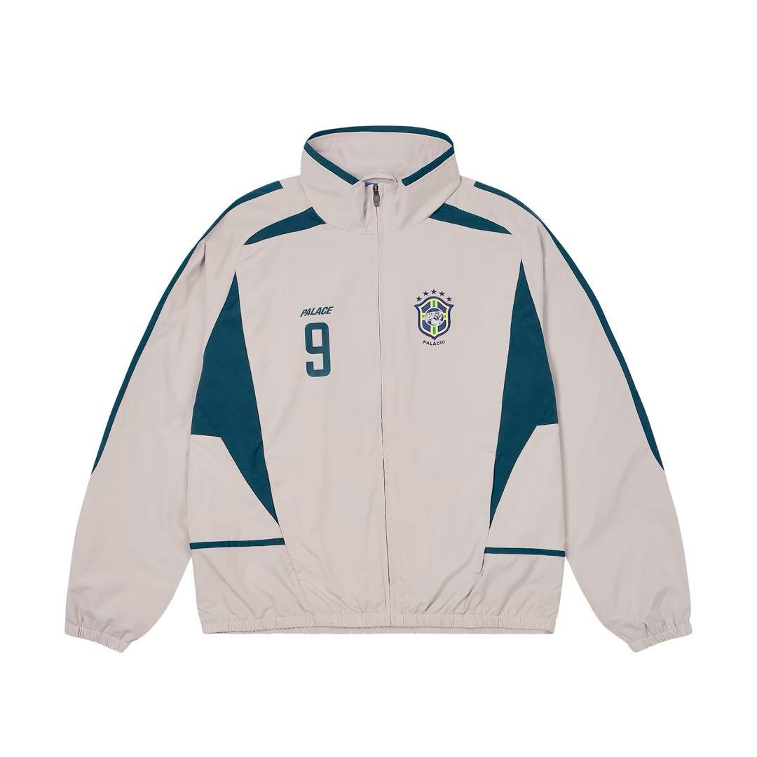 PALACE PRO TEAM 02 SHELL JACKET ライトグレー L