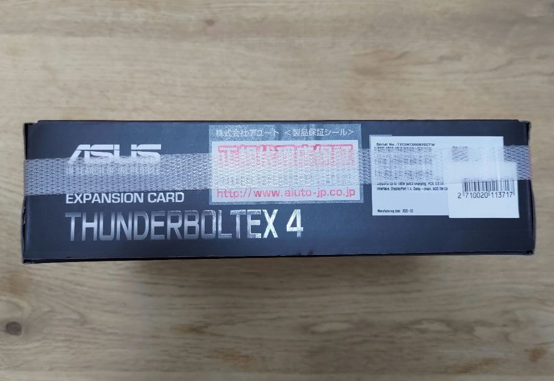 ASUS THUNDERBOLTEX 4 拡張カード
