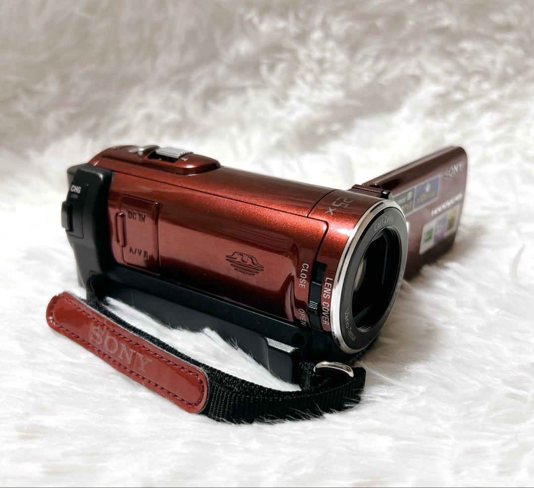 ✨極美品✨SONY ビデオカメラ ハンディカム HDR-CX170 レッド