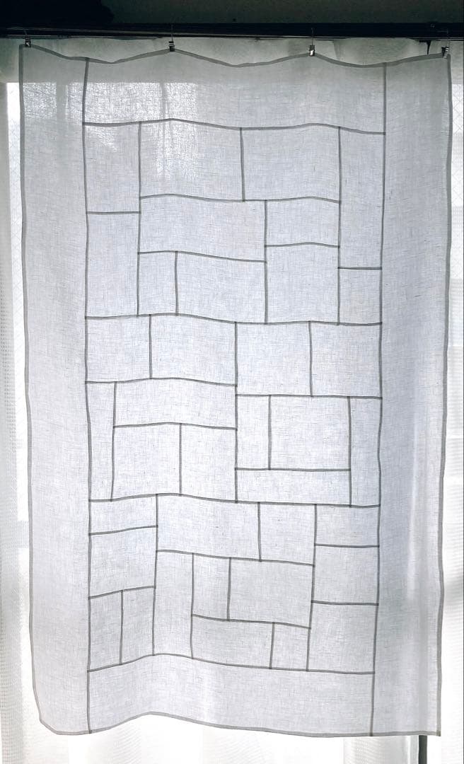 ポジャギ　125×80 ホワイトリネン　No.245 リクエスト分