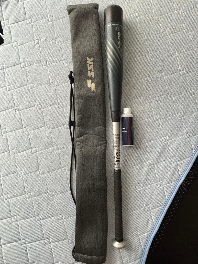 SSK 軟式バット MM18ミドルライト83cm バットケース、クリーナー付