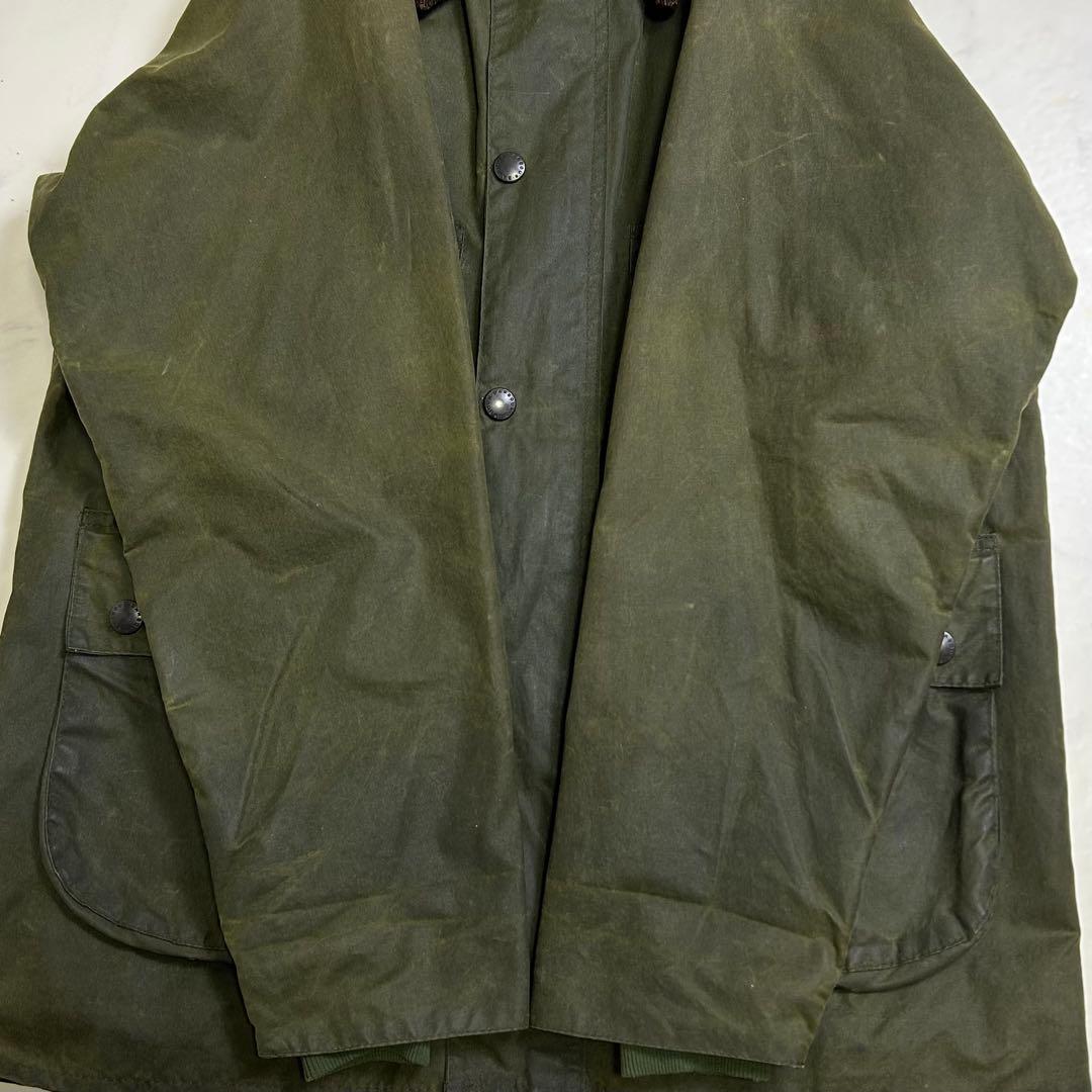 【88年製】BARBOUR BEDALE 4ポケット 旧3ワラント 36 セージ
