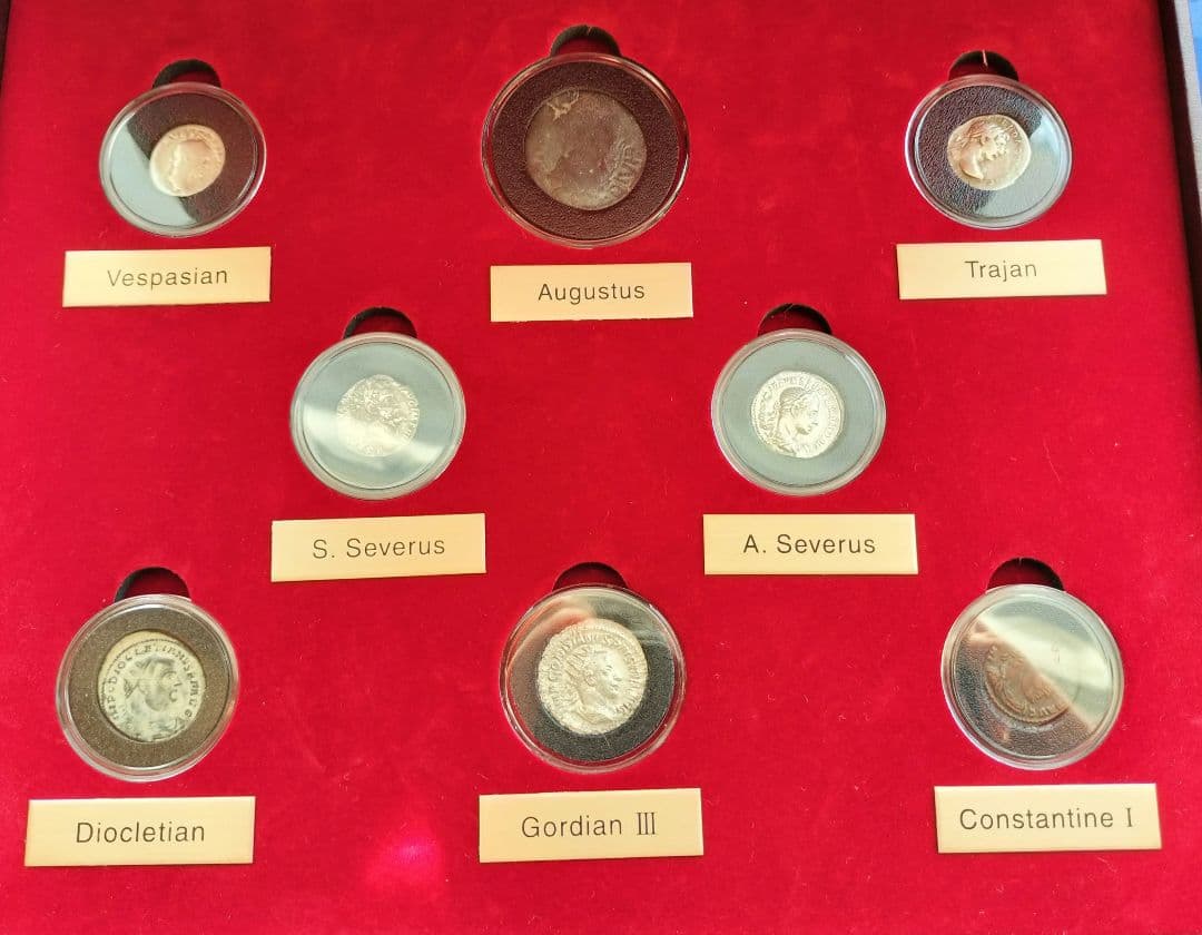 古代ローマの・コレクション（全8点:銀貨5・銅貨3）
