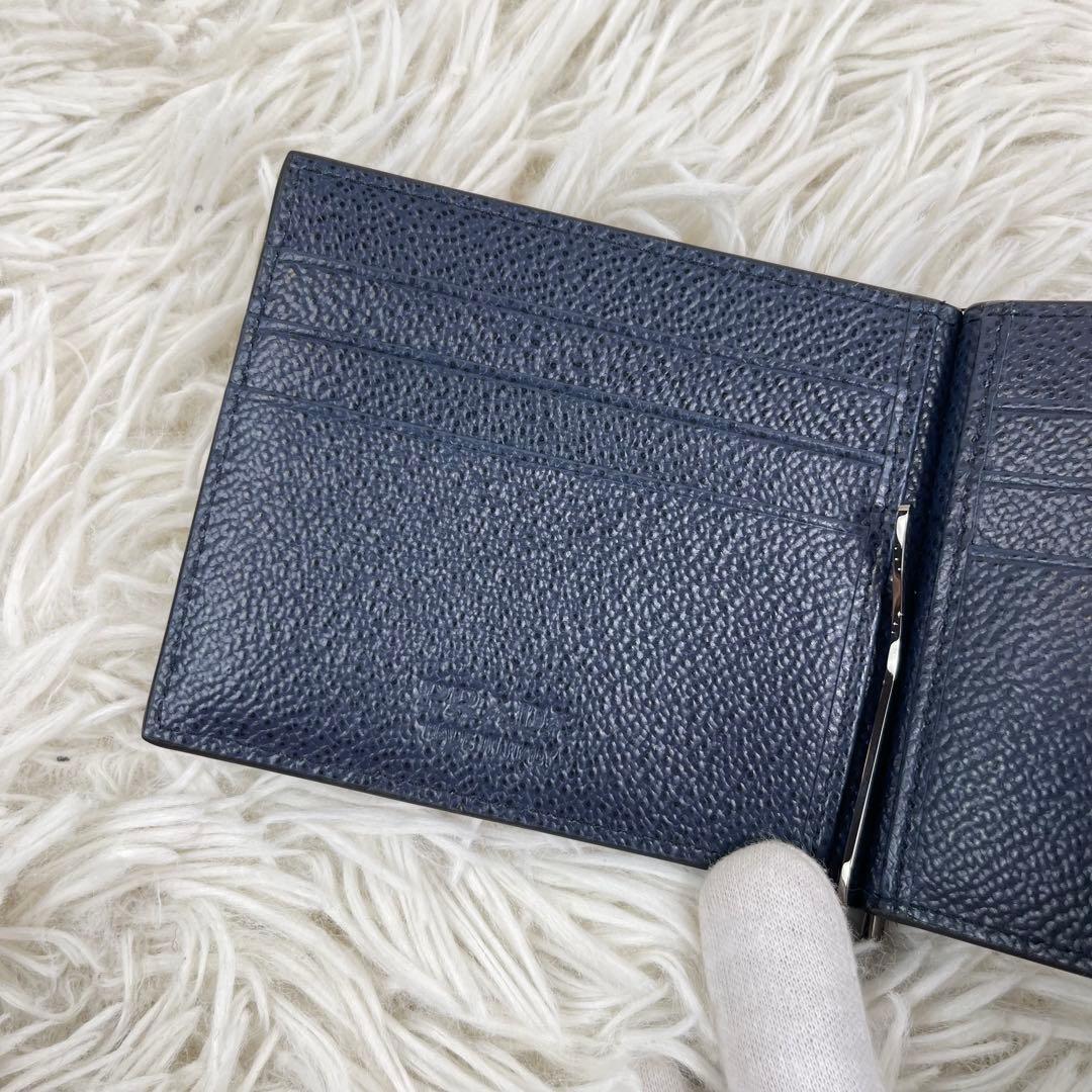 新品未使用/RFID搭載/近年モデル✨PRADA マネークリップ メタルロゴ財布