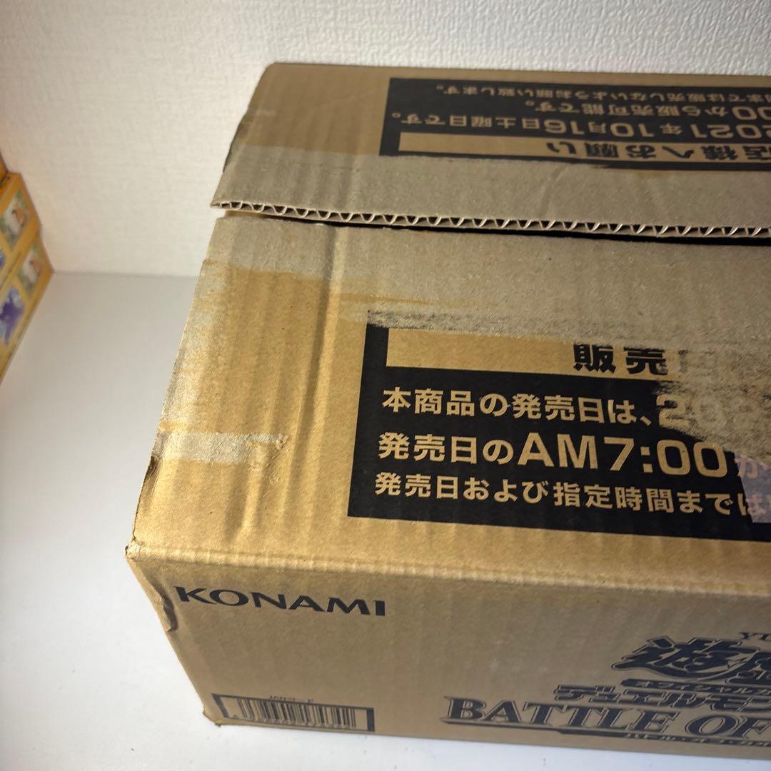 初版　遊戯王 バトルオブカオス 1カートン 24BOX分