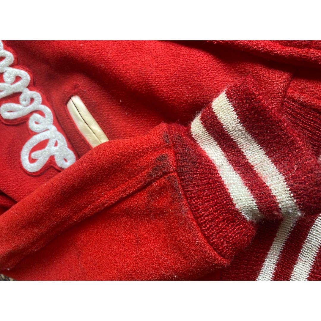 YY vintage USA セーラー　スタジャン　アワードジャケット