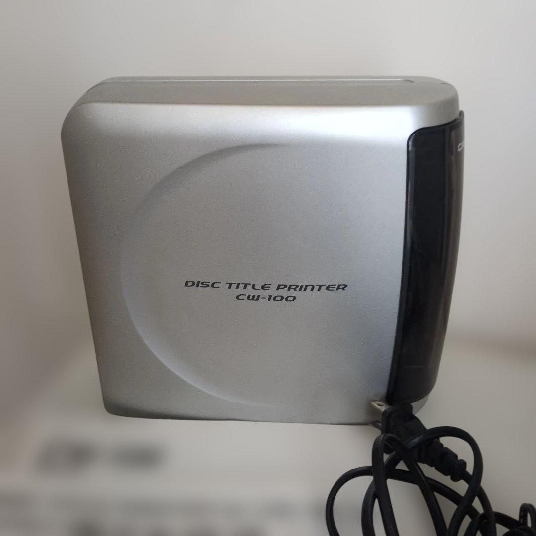 カシオ　CW-100 ディスクタイトルプリンター