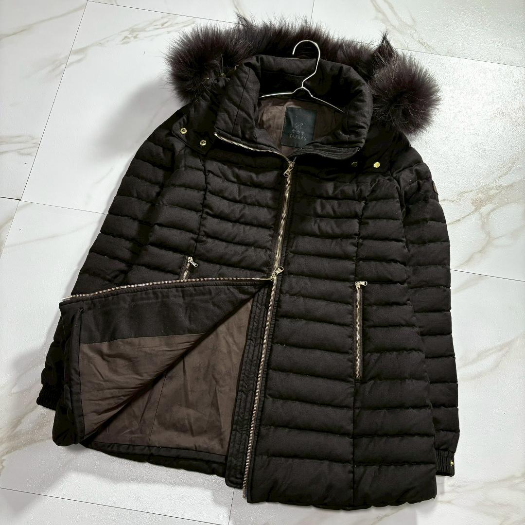 【美品】タトラス プリムラ ダウンジャケット Rライン ゴールド金具 03 L