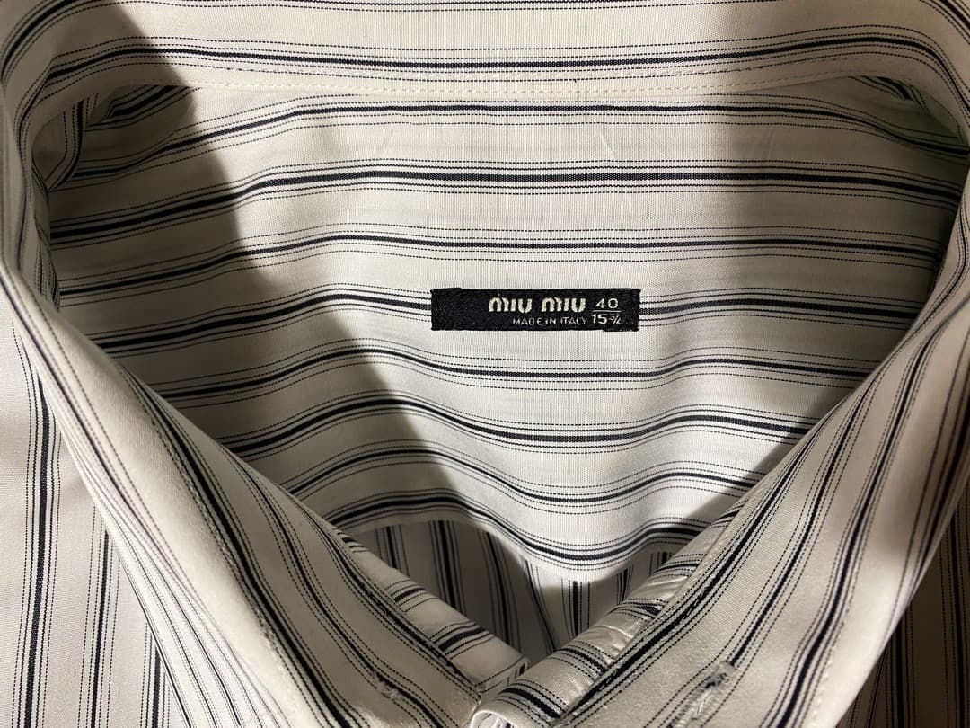 miu miu ミュウミュウ シャツPrada archive アーカイブY2K