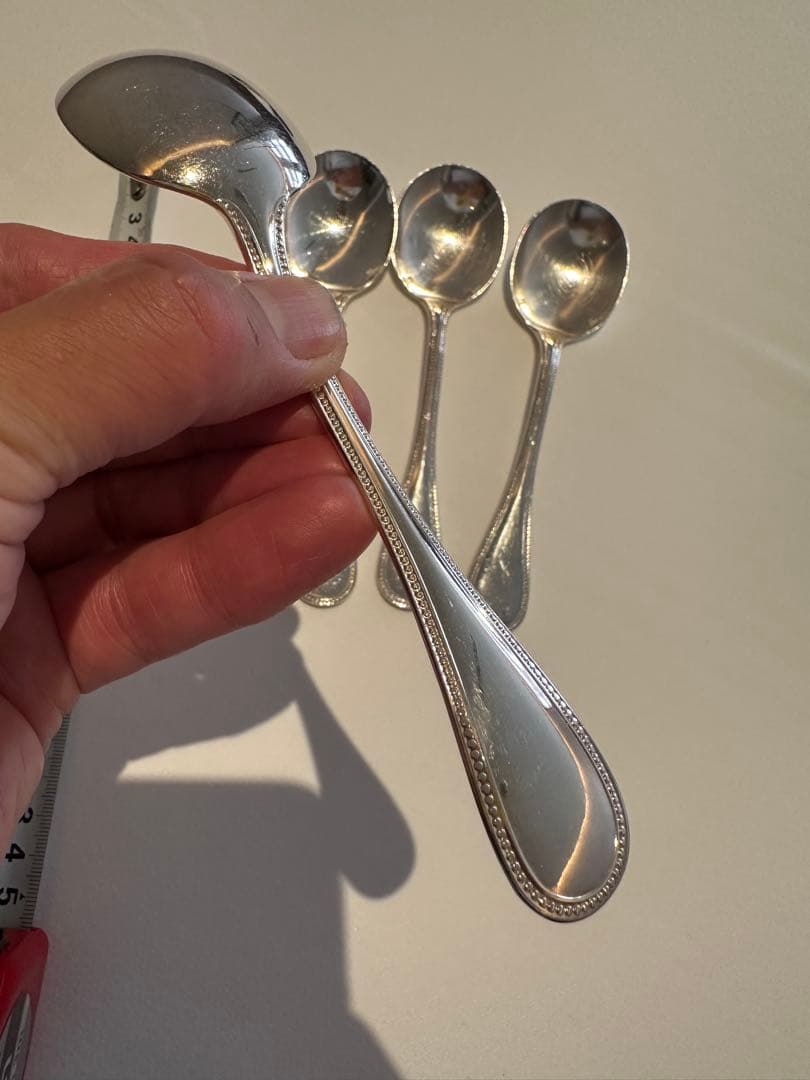 クリストフル　コンソメスプーン4本セット