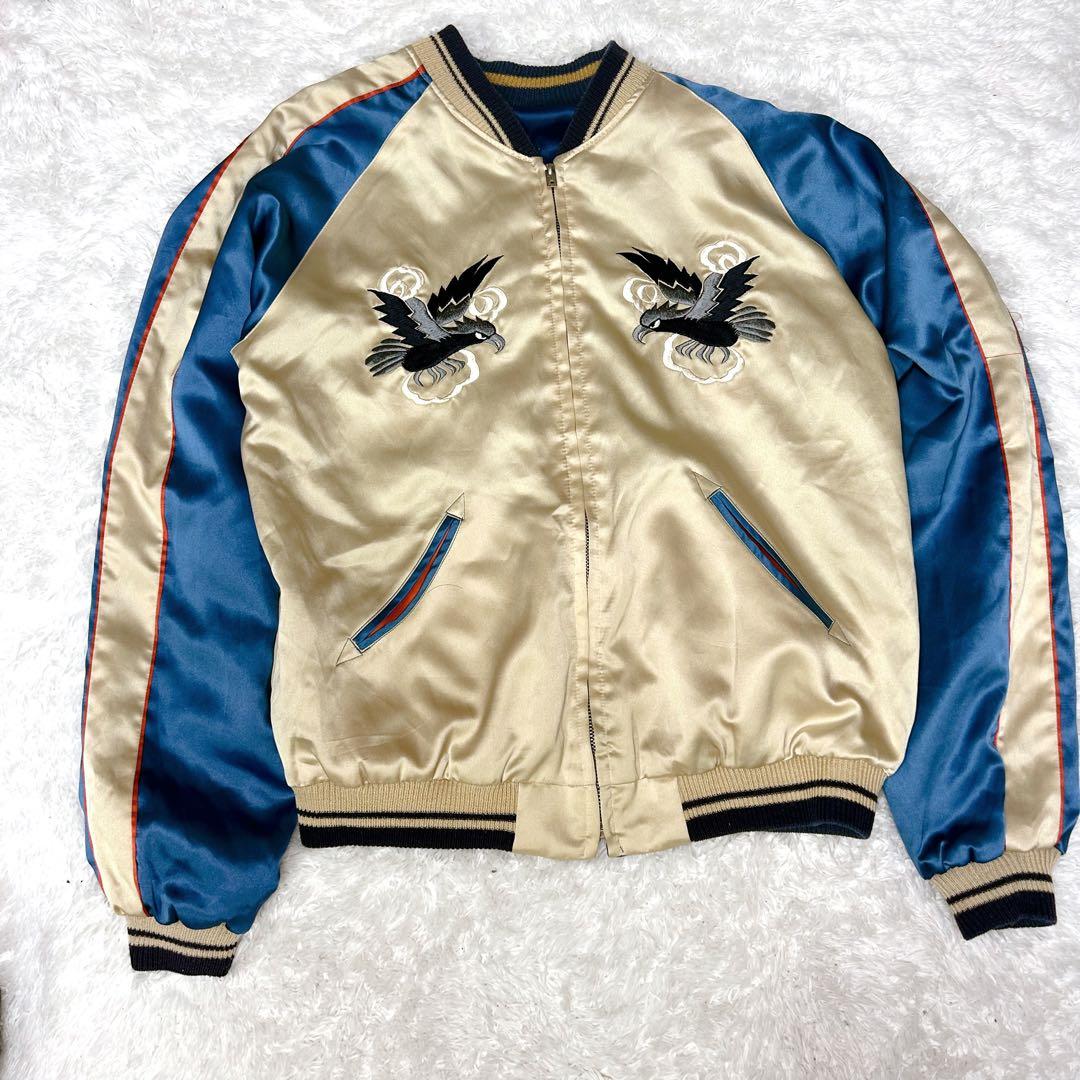 ✨極美品✨テーラー東洋 M18333 奥尻島 黒虎 紺虎 スカジャン スーベニア