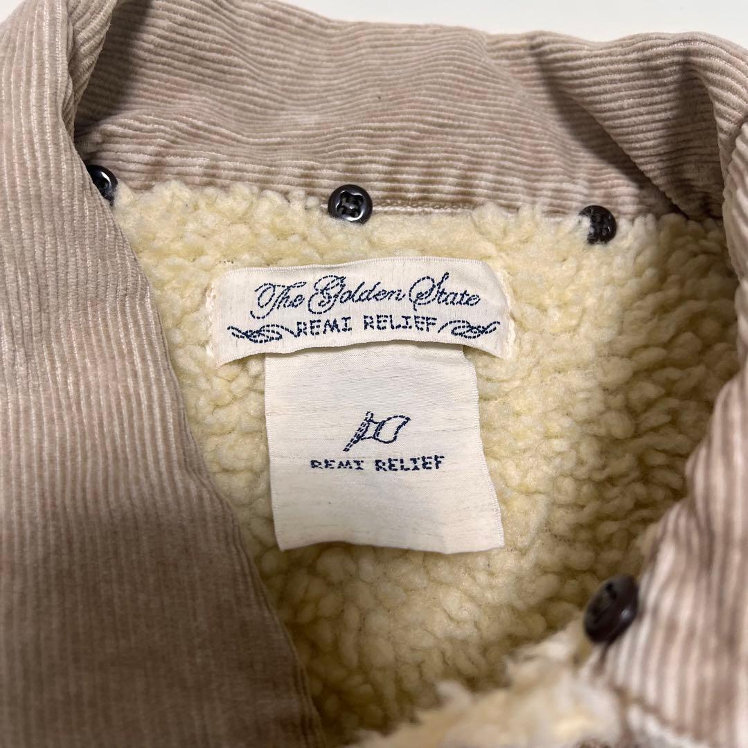 お値下げしました‼️レミレリーフ　コーデュロイ　ジャケット　ベージュ　L