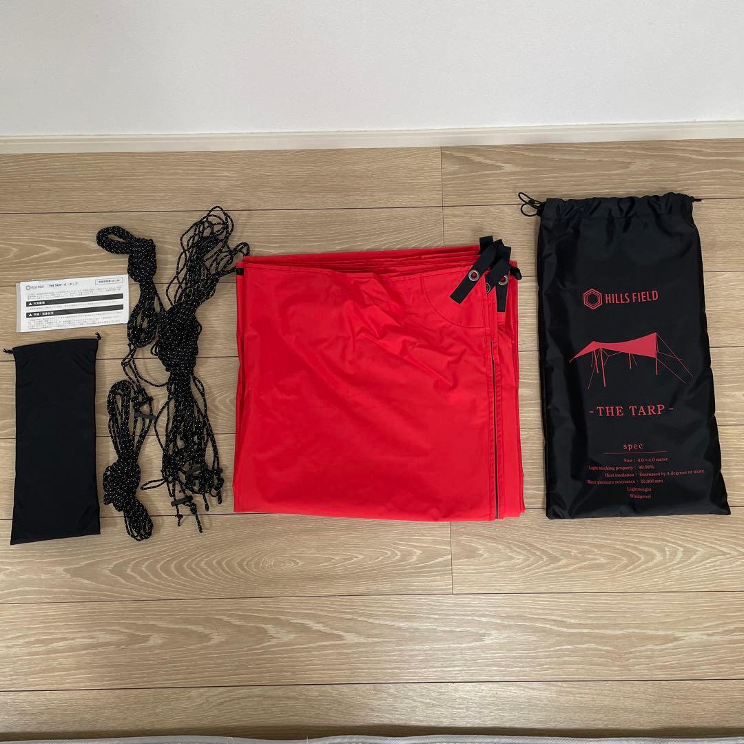 HILLS FIELD ハイスペックタープTHE TARP ザ・タープレッド