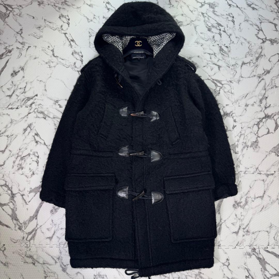 トリココムデギャルソン　ダッフルコート　AD2012　毛玉加工　トグルボタン