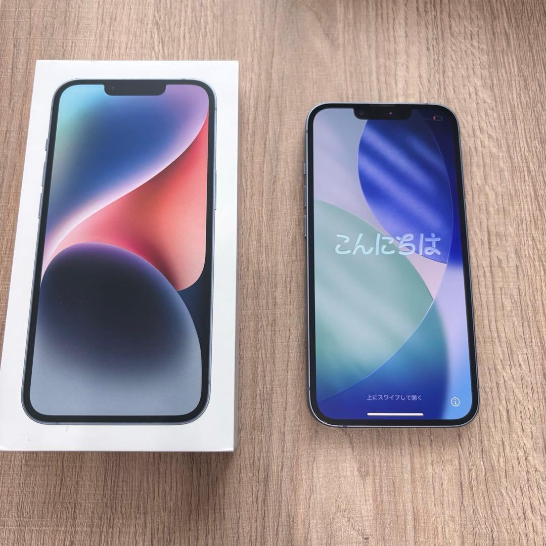iPhone14 128GB SIMフリー 最大容量100% 付属品あり 美品