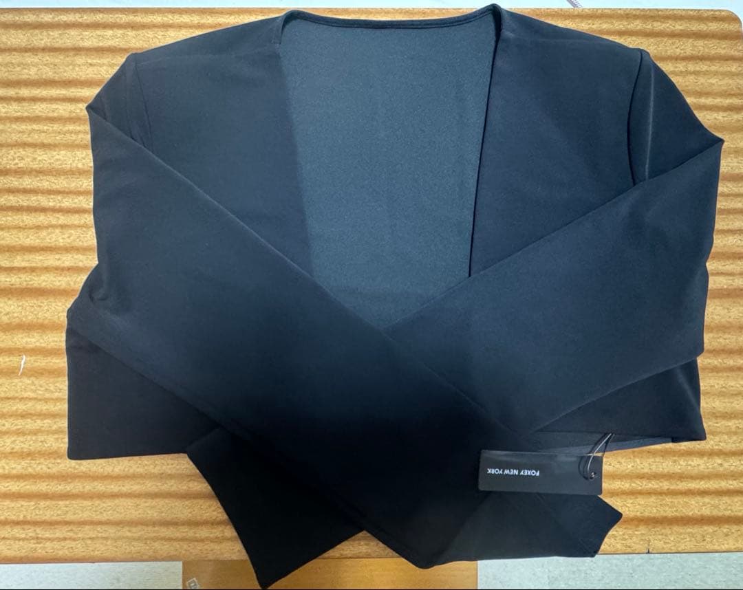 値下げ【新品】フォクシー　foxey カーディガン　ブラックブラック　オペラ