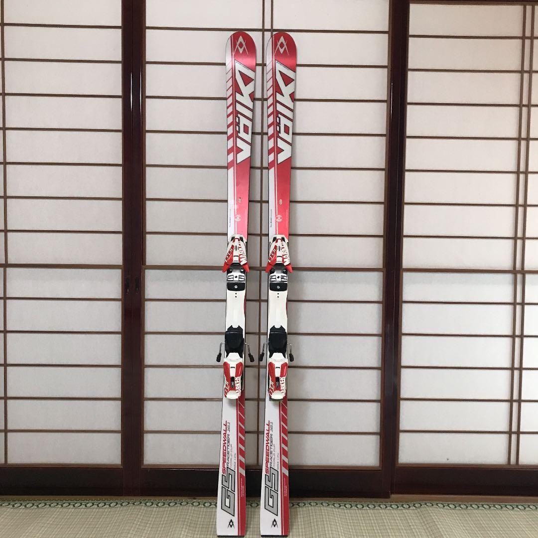 フォルクル　スキー板　161センチ　大回転競技用　ビンディングつき　美品