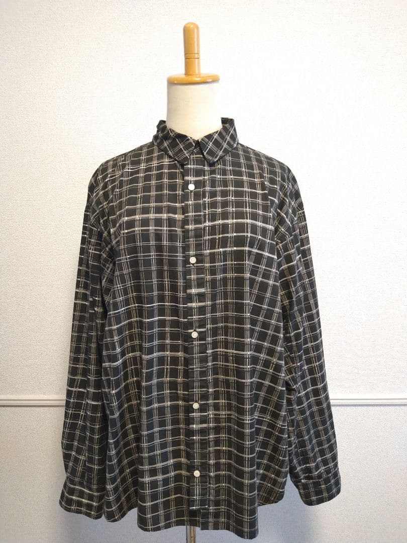 ♾*様 希少 POSTALCO フリーアーム シャツ ブラック チェック ポスタ