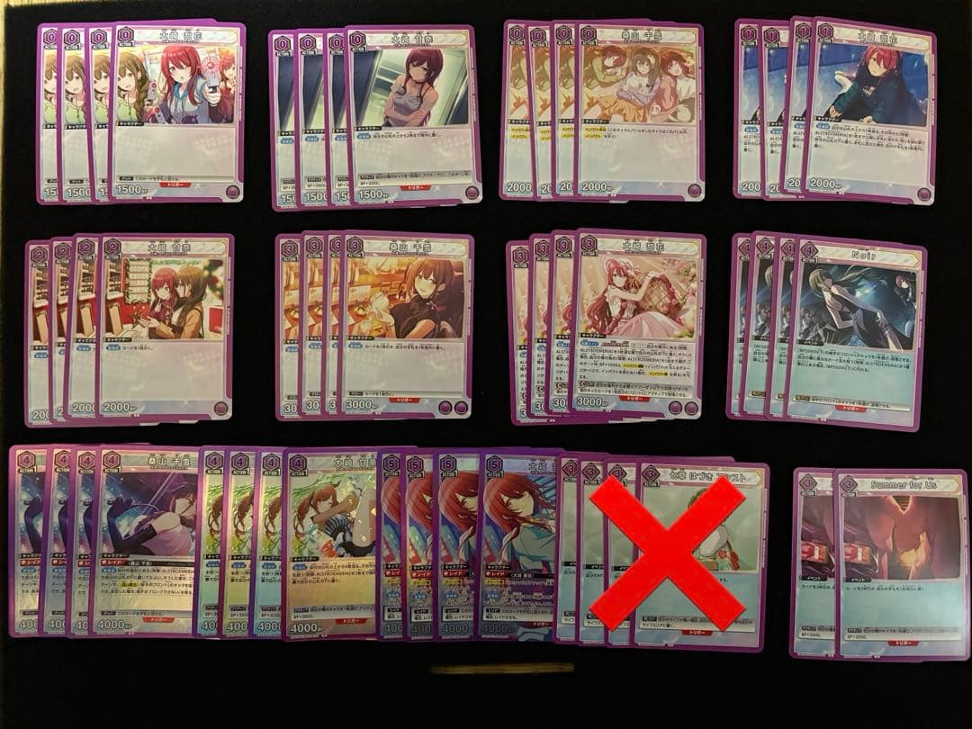 UNION ARENA　シャニマス　紫アルストロメリア　デッキ