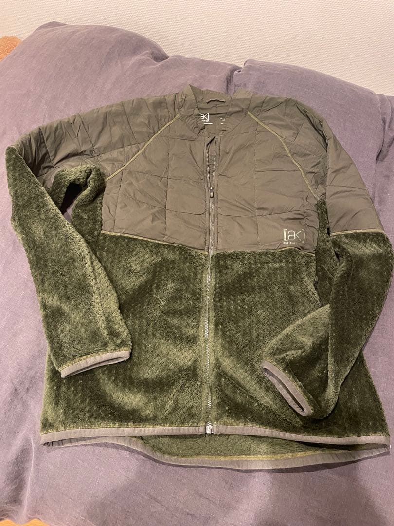 Burton akフリースキルティングジャケット L